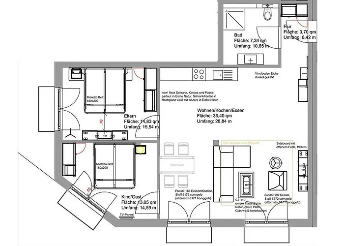 Wohnart - 6 Wohnkultur Apartment Norderney